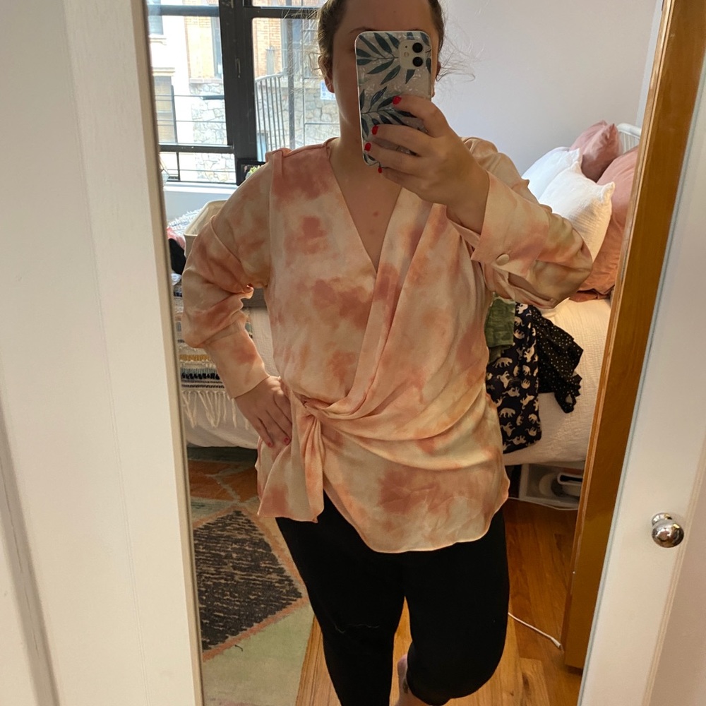 COPY - Beautiful Vince Camuto Draped Blouse